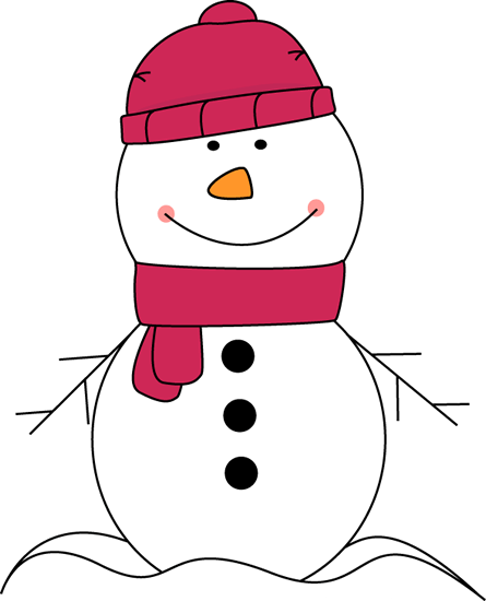 445x550 Cute Snowman Cliparts