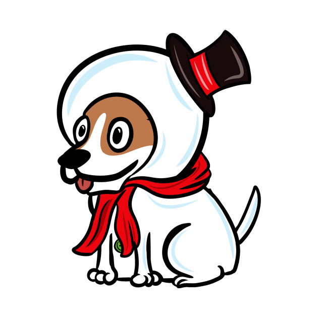 630x630 Funny Beagle Cute Snowman Costume Christmas