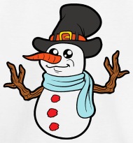 190x205 Funny Cool Cute Snowman Winter Snow Kids' Premium T Shirt