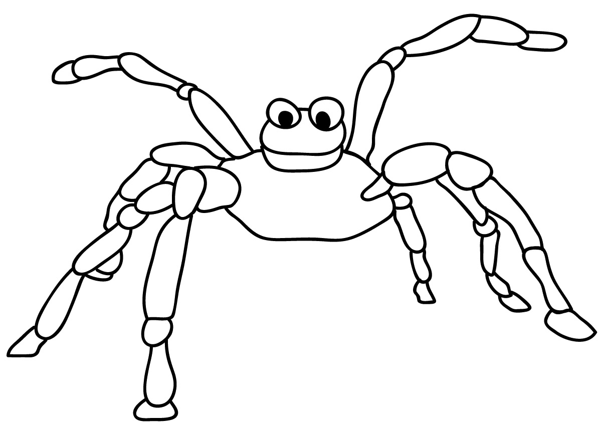 1197x858 Cute Spider Web Coloring Page