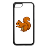 190x190 Cute Funny Cute Squirrel Cartoon Drawing Iphone Case