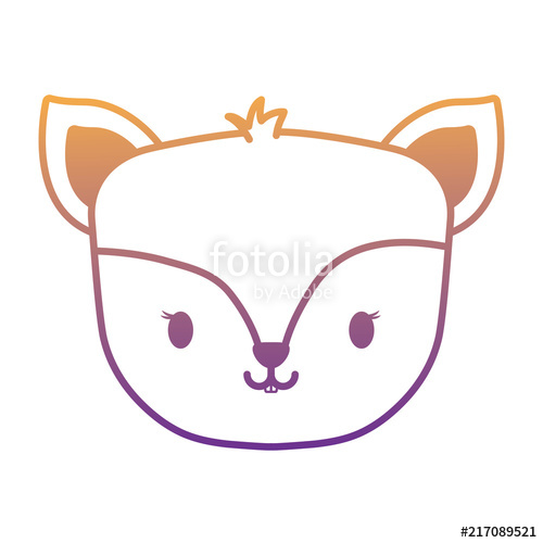 500x500 Cute Squirrel Icon Over White Background, Vector Illustration