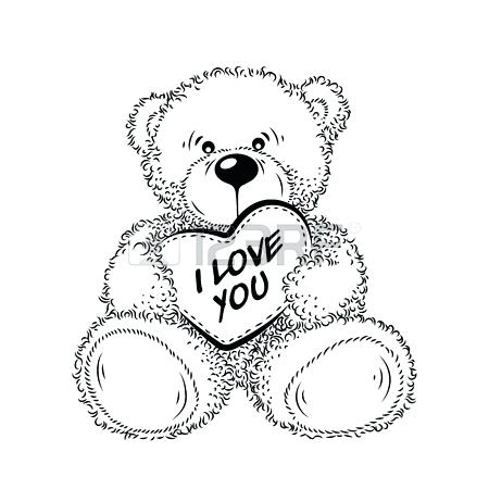 Cute Teddy Bear Drawing | Free download on ClipArtMag