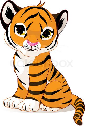 324x480 Vector Of 'cartoon, Cute, Vector' Random Cute Tiger Cubs, Cute
