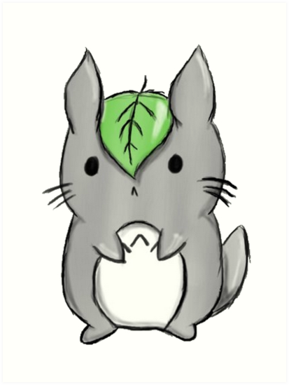 413x549 Cute Totoro ! Art Prints