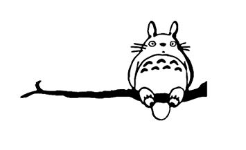 355x217 apple macbook my neighbor totoro on a branch decal tree sticker