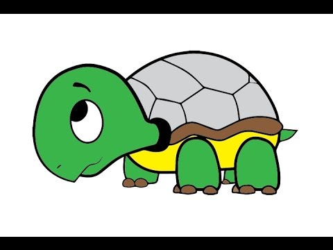480x360 How To Draw A Cute Turtle Easy Step