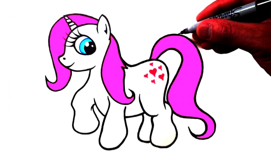 1152x662 Drawing Easy Cute Unicorn