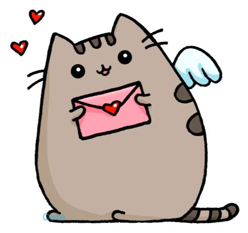 503x472 pusheen cat loves valentines pusheen in pusheen cat