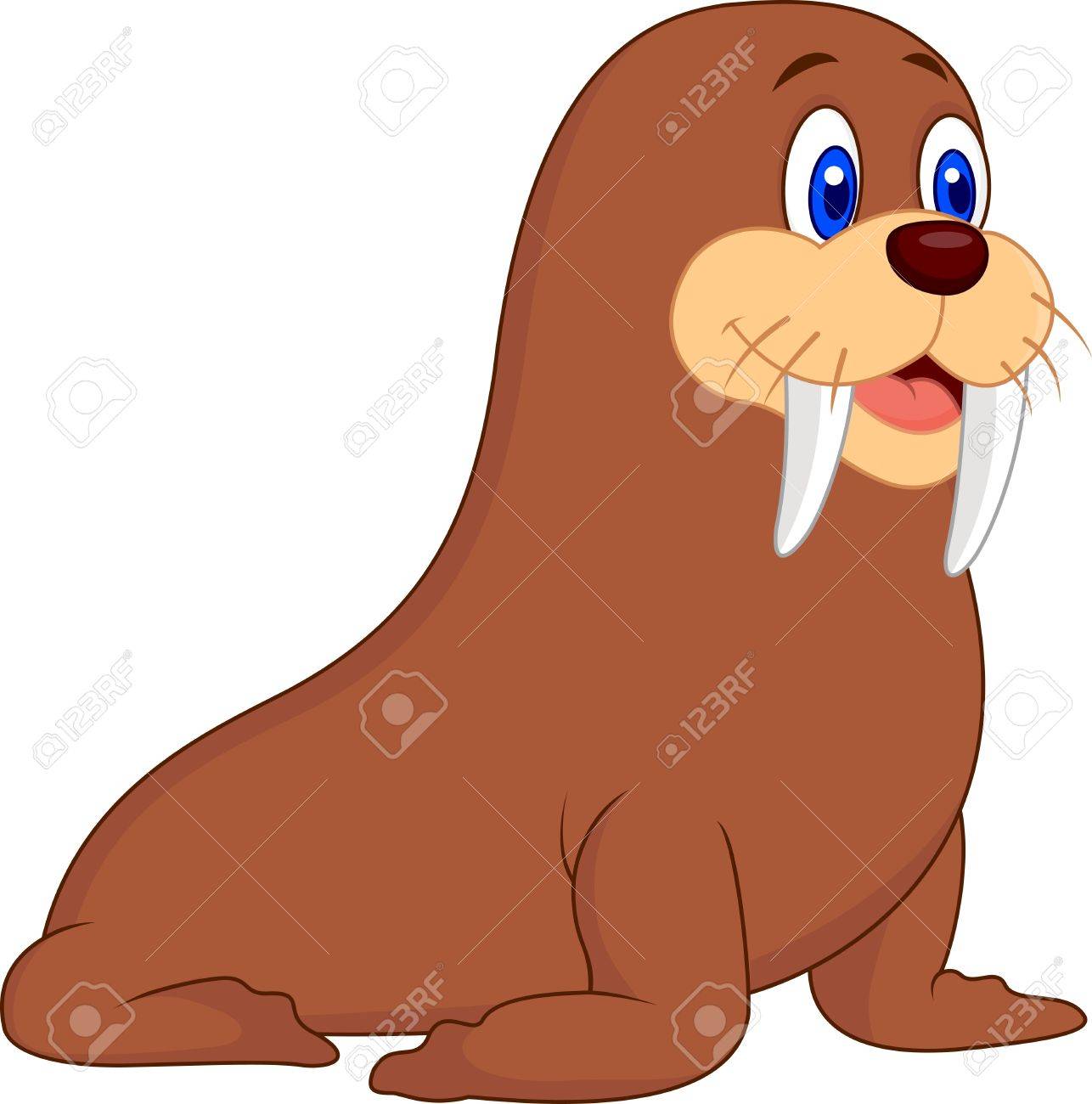 1286x1300 Walrus Clipart