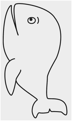 236x394 Orca Coloring Pages Pretty Cute Whale Drawing Simple Ocean Nursery