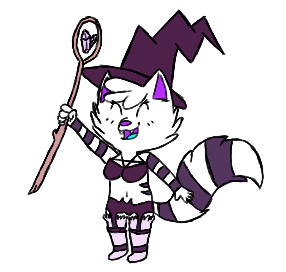 917x871 Cute Cat Witch