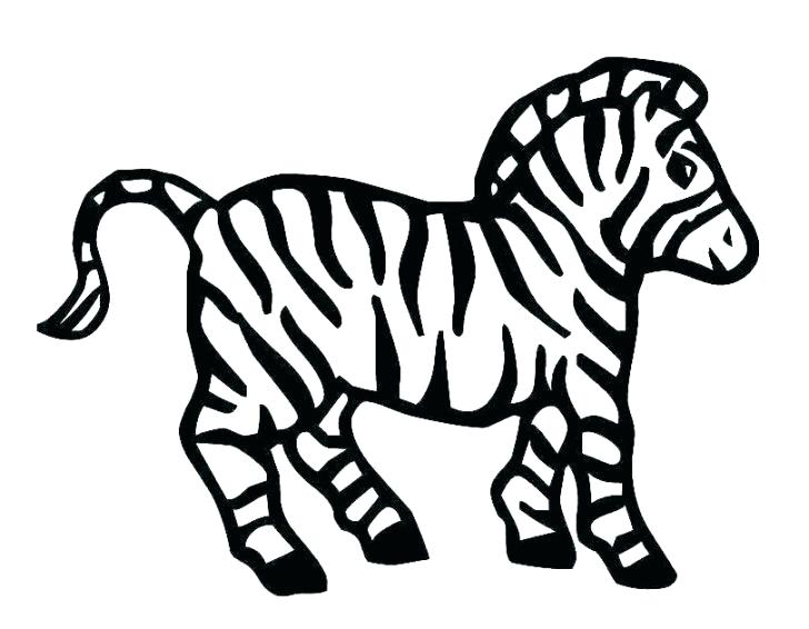 728x566 Zebra Without Stripes Coloring