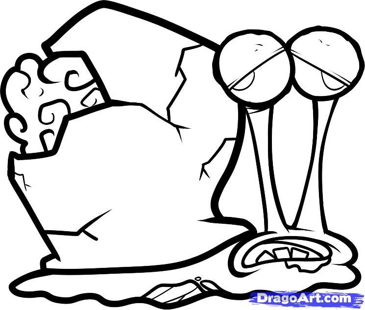 745x633 Step How To Draw Zombie Gary, Zombie Gary