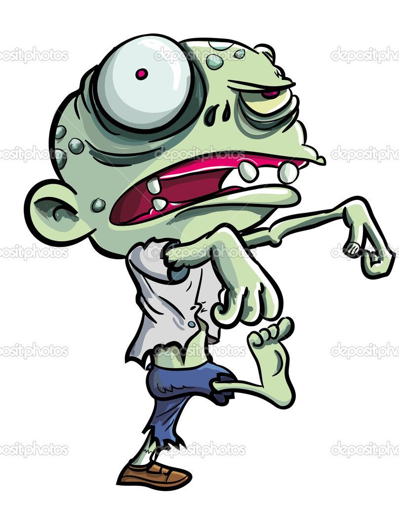 808x1023 Cute Zombie Cartoon