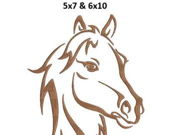 340x270 Horse Embroidery Etsy