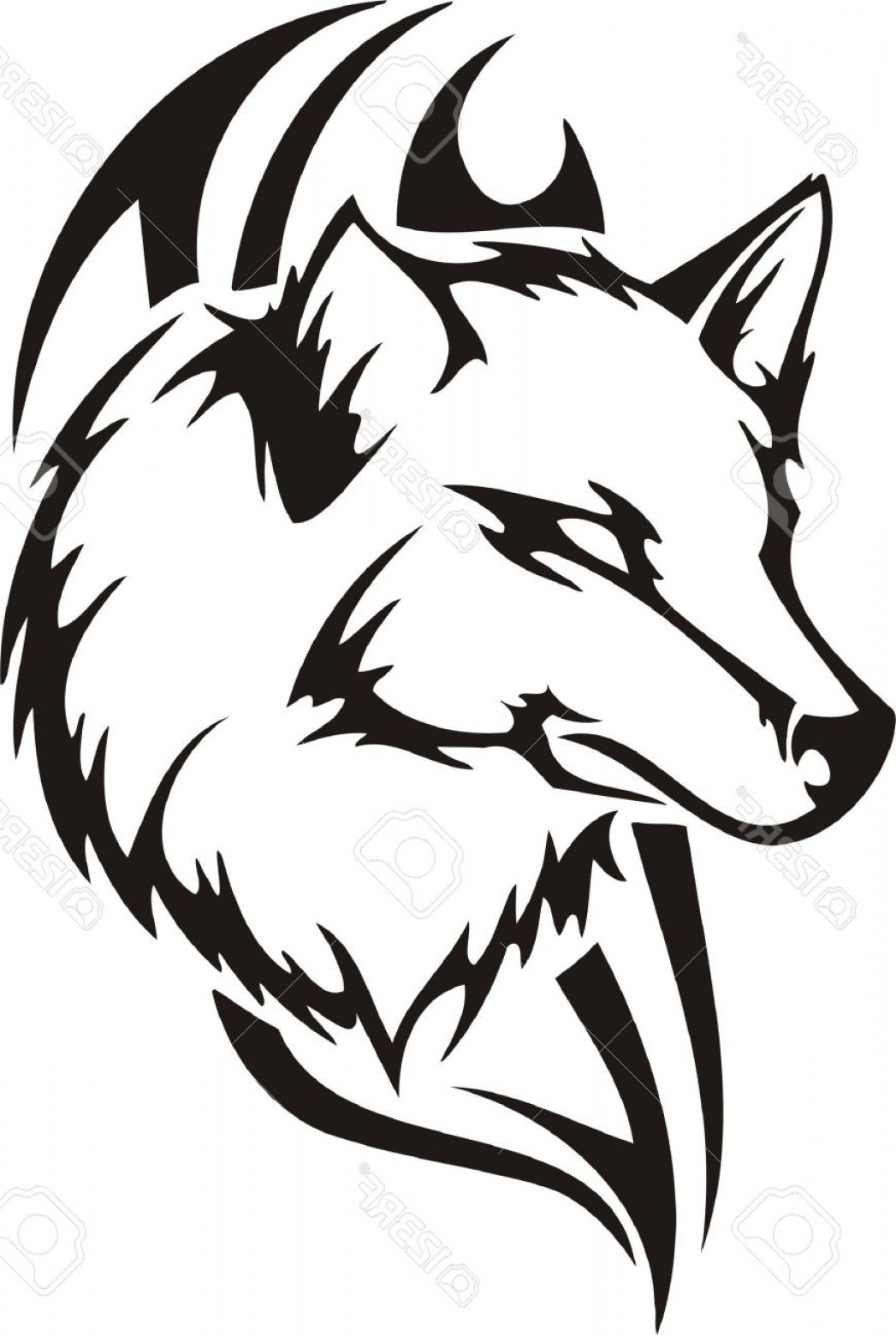 1047x1560 Vector Tribal Animal Drawings Soidergi