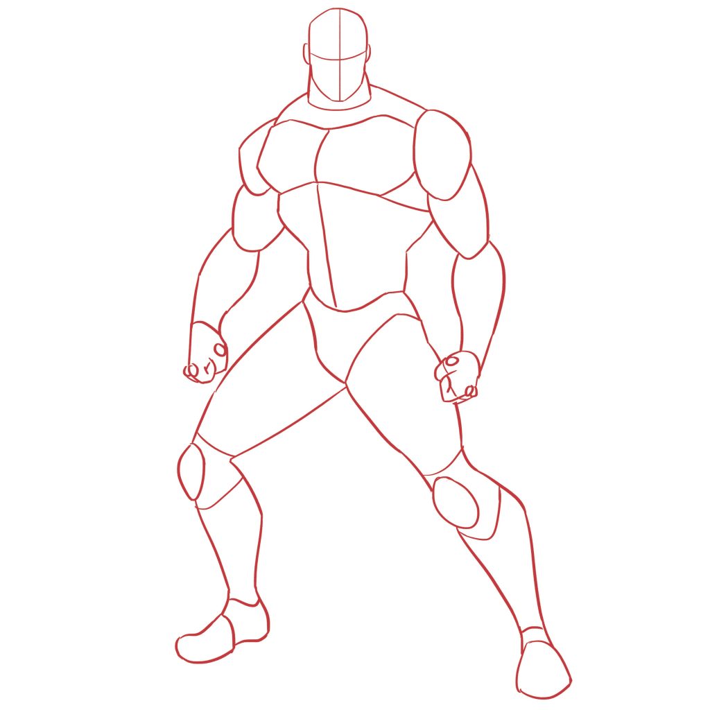 1024x1024 Learn To Draw Cyborg In Easy Steps