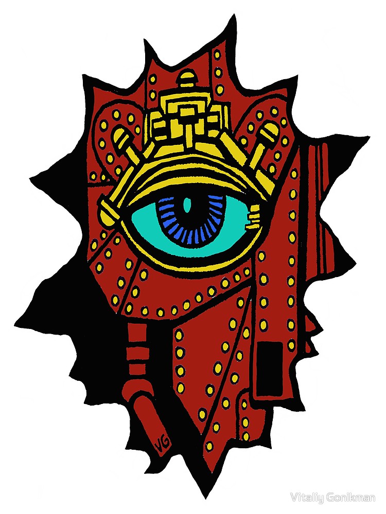 750x1000 Cyborg Drawing T Shirt