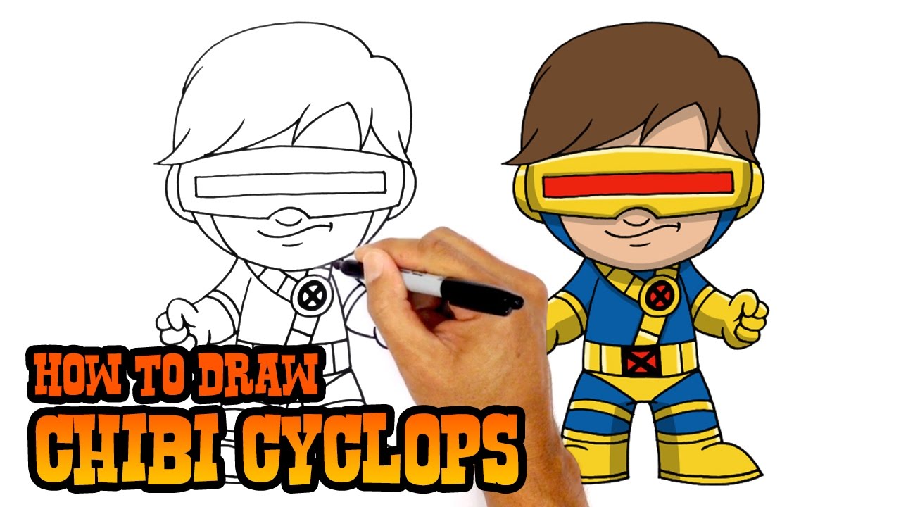 1280x720 how to draw cyclops x men