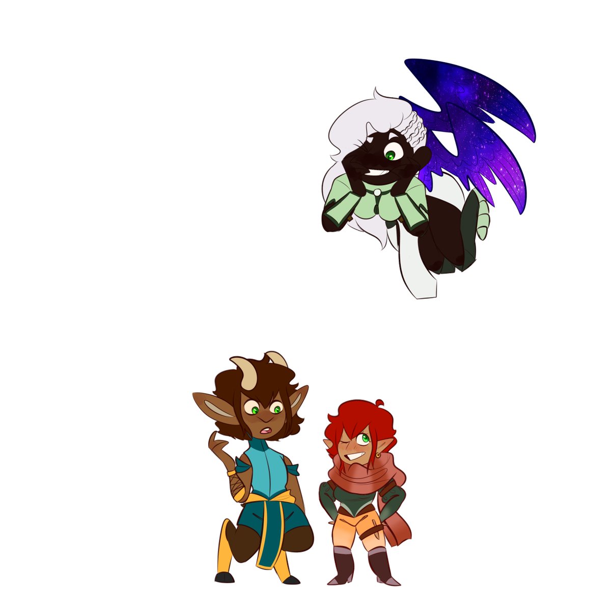 1200x1200 Silvestry Uwu On Twitter Drawing All My Dampd Characters Together