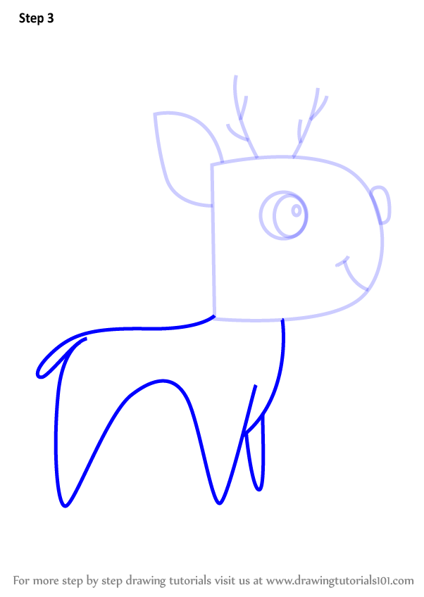 602x848 Learn How To Draw A Deer From Letter D
