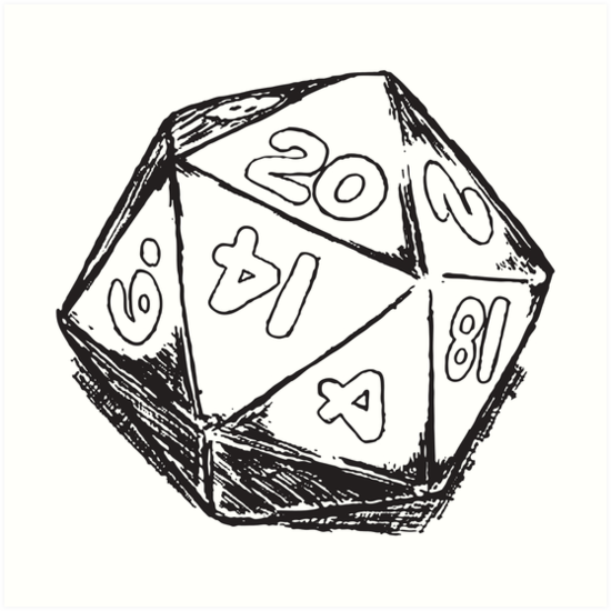 550x550 Dice Art Prints