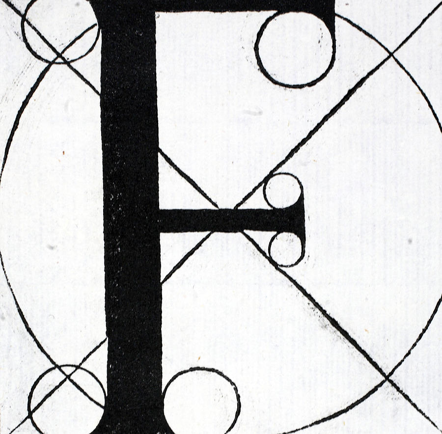 900x884 Letter F Drawing