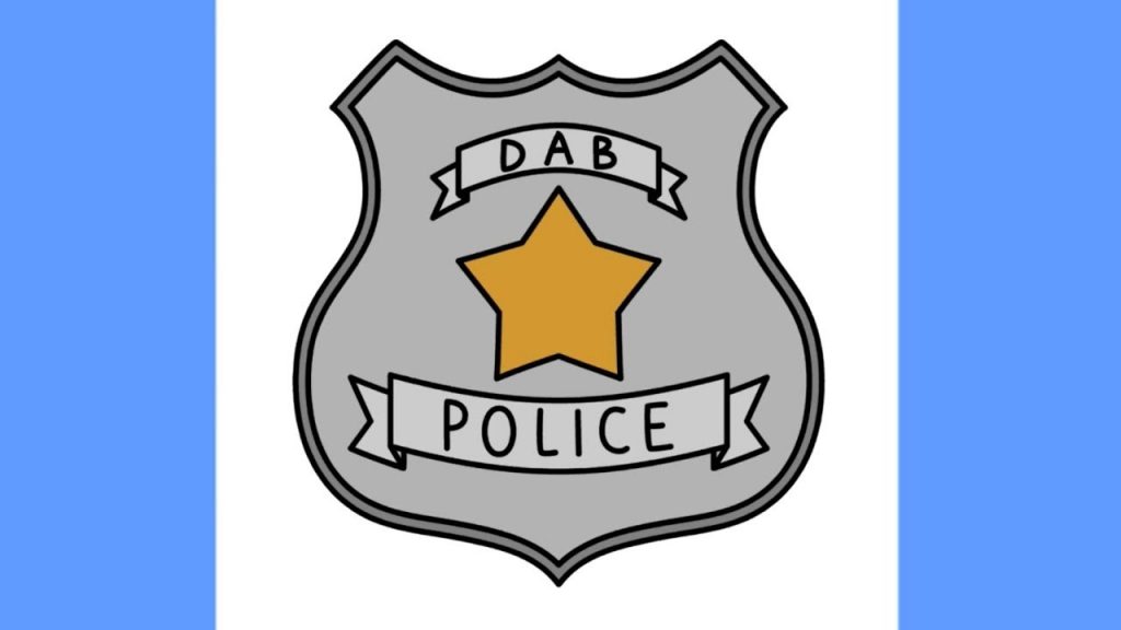 1024x576 Willpower Police Badge Drawing How To Draw Dab Youtube