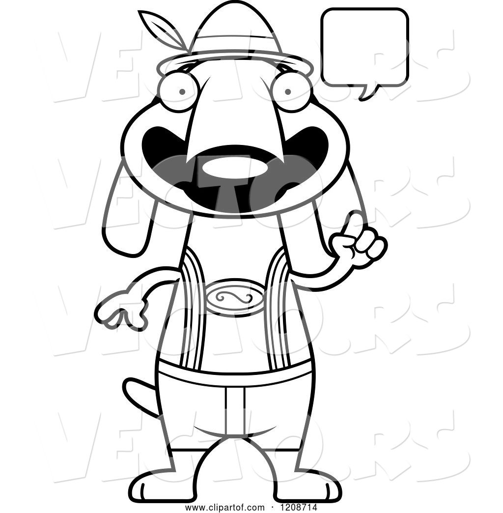 1024x1044 Vector Of Cartoon Black And White Talking Skinny German