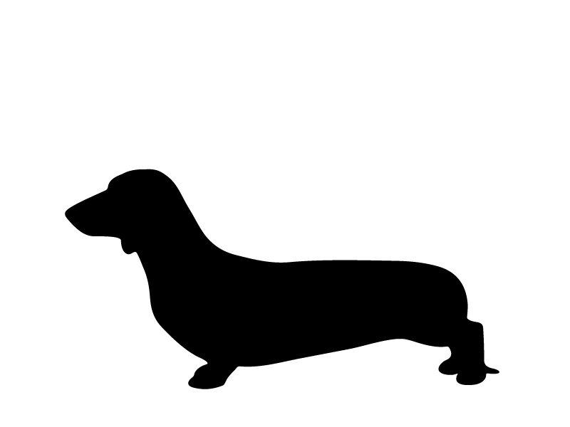 800x600 Collection Of Free Dachshund Drawing Silhouette Download On Ui Ex