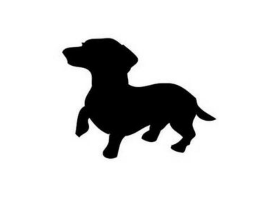 900x727 Silhouette, Drawing, Dog, Transparent Png Image Clipart Free