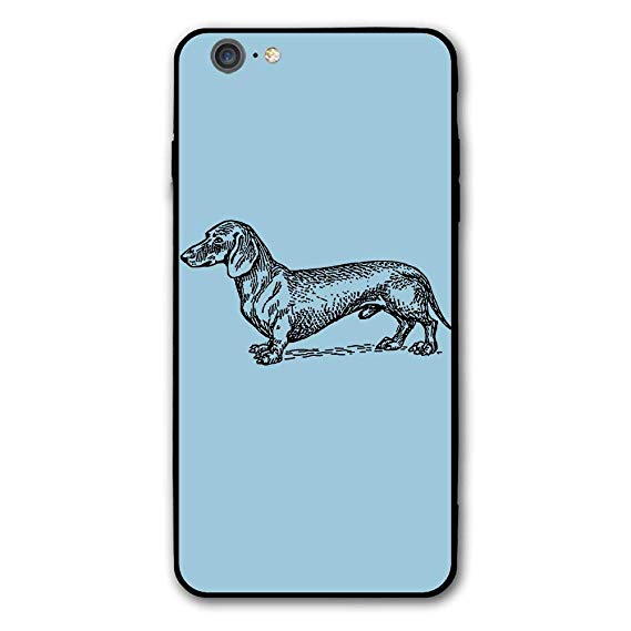 569x569 Iphone Plus Case Black Drawing Dachshund Protective