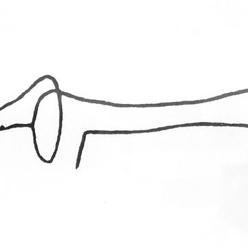 360x360 Huge Collection Of 'picasso Dog Drawing' Download More Than