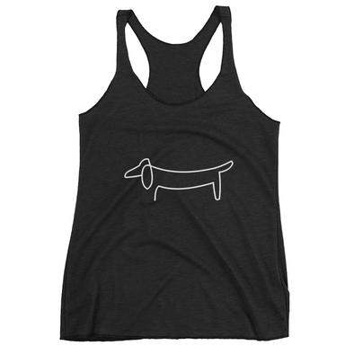 394x394 Just A Dachshund Drawing Women Tank Top Woof Hero