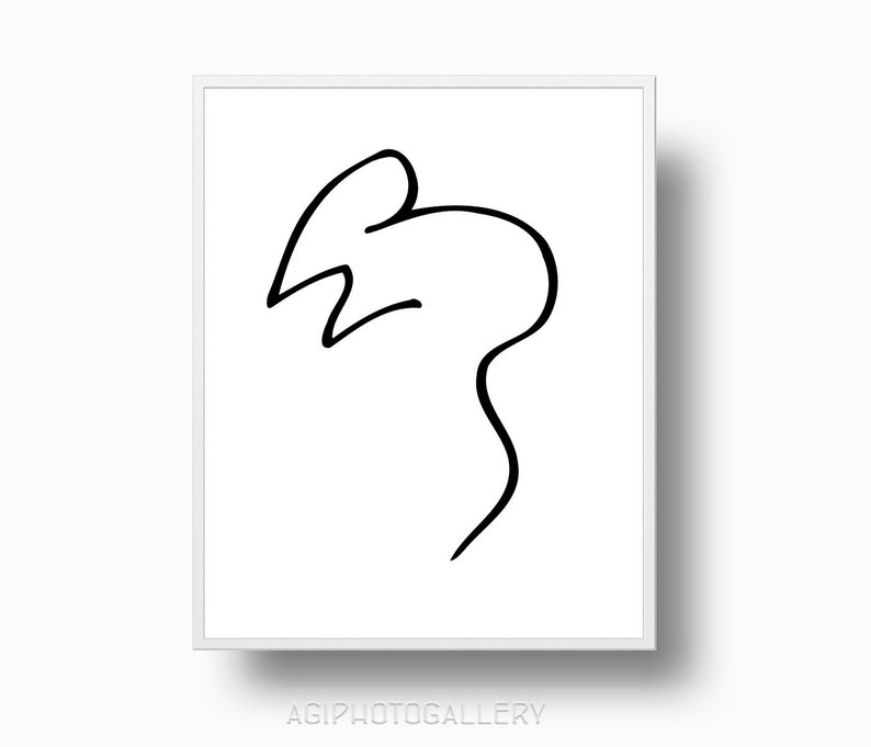 794x681 picasso mouse print modern picasso drawing printable etsy