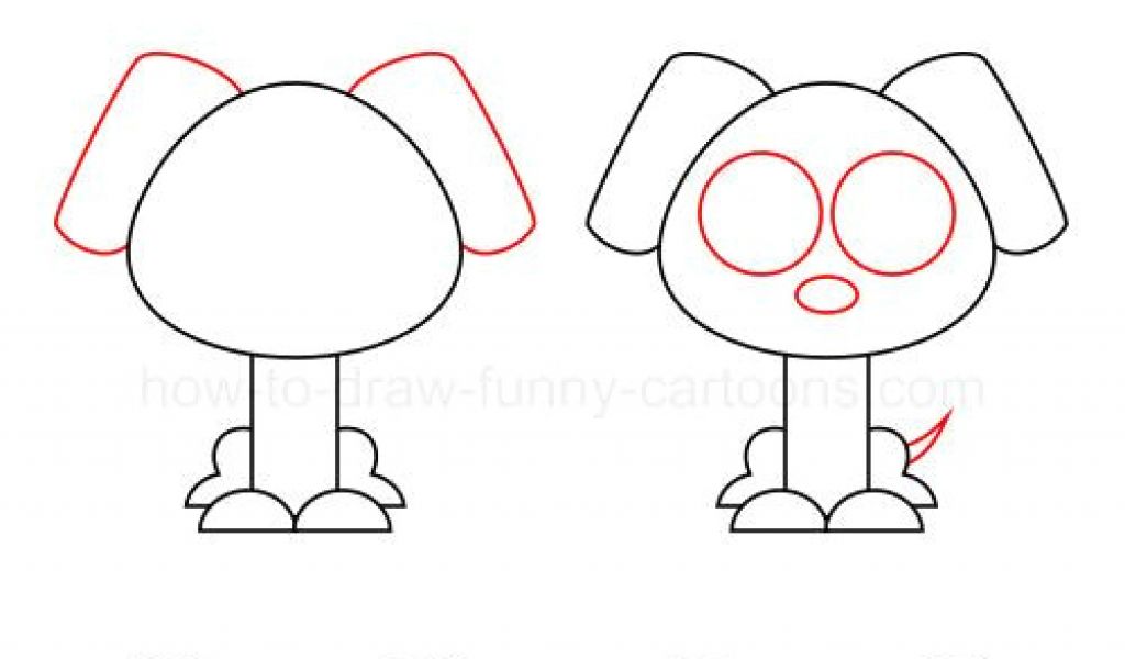 1024x600 Drawing Cute Animals From Words How To Draw A Dachshund