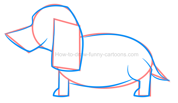 600x348 How To Draw An Illustration Of A Dachshund