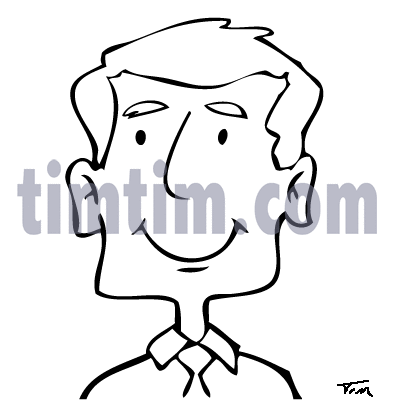 394x400 Free Drawing Of Dad Face Bw From The Category People