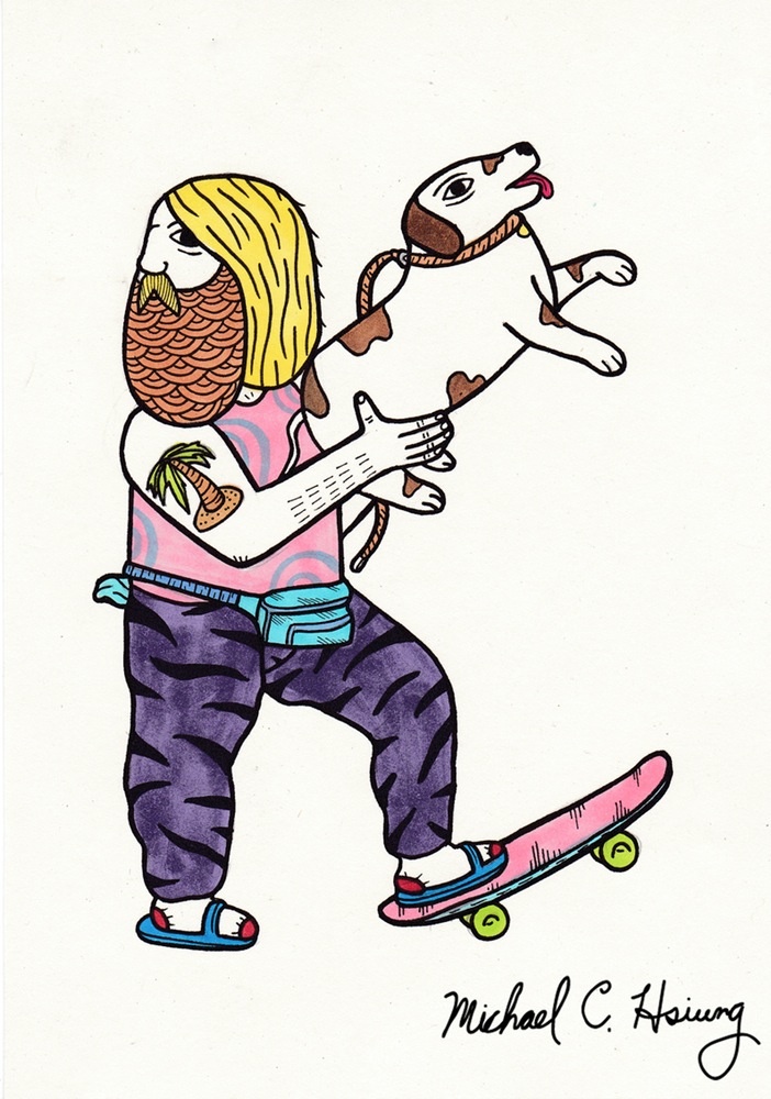 702x1000 Rad Dad Dog Drawing