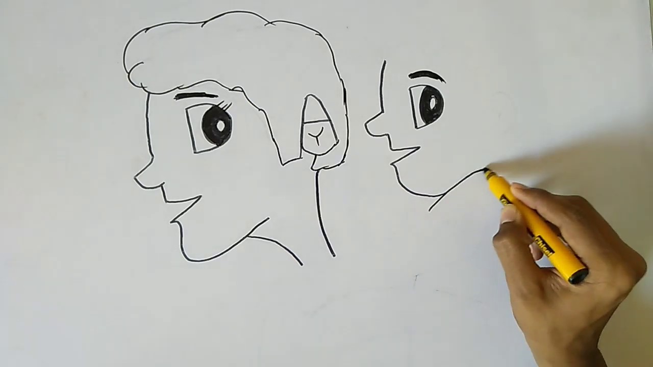 1280x720 How To Turn Word 'dad' Into Cartoon Son And Father Drawing Very