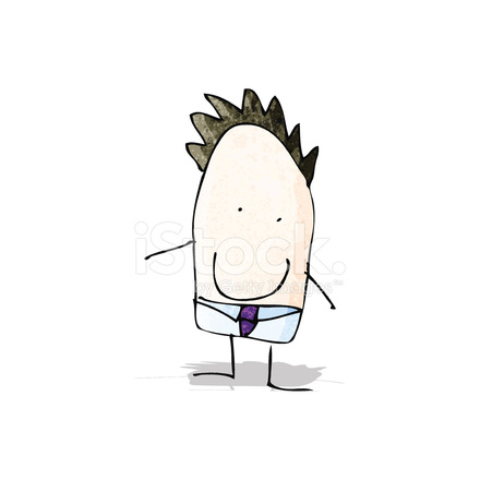 440x440 Child's Drawing Of A Dad Stock Vector