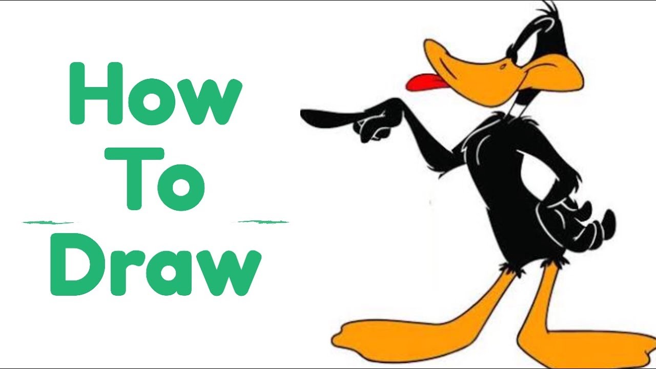 1280x720 How To Draw Daffy Duck