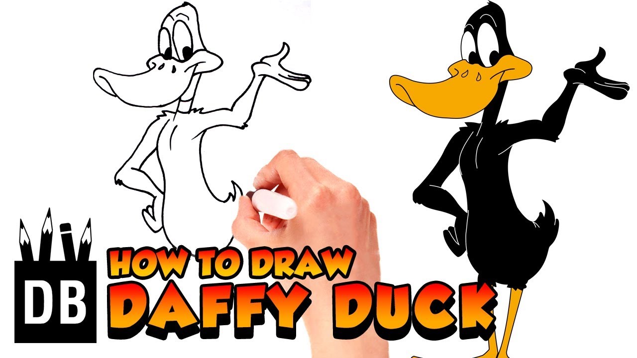1280x720 How To Draw Daffy Duck Looney Tunes Kids