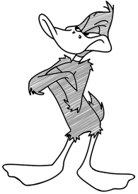 195x273 How To Draw Daffy Duck