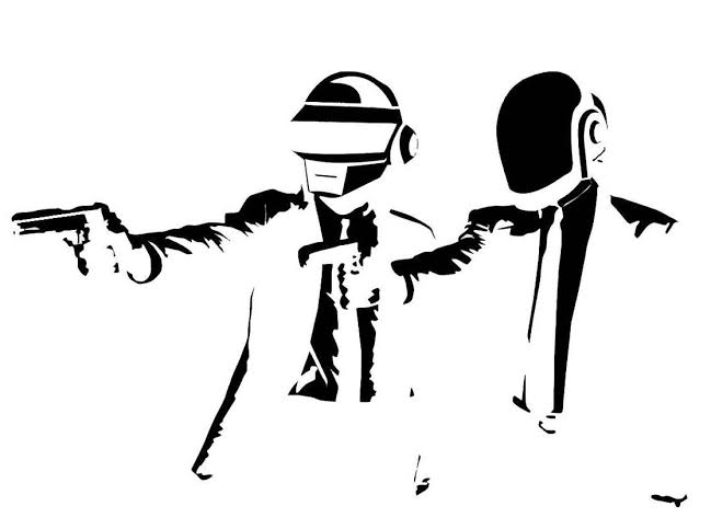 649x473 Daft Punk Stencil