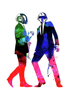 225x300 Daft Punk Art Fine Art America