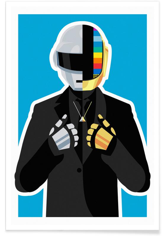 554x800 Daft Punk As Poster