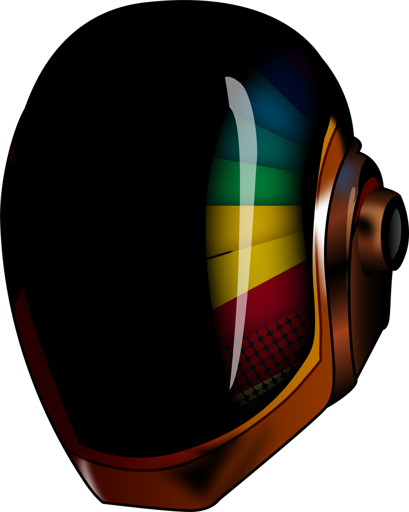 800x1002 Helmet Daft Punk Vector