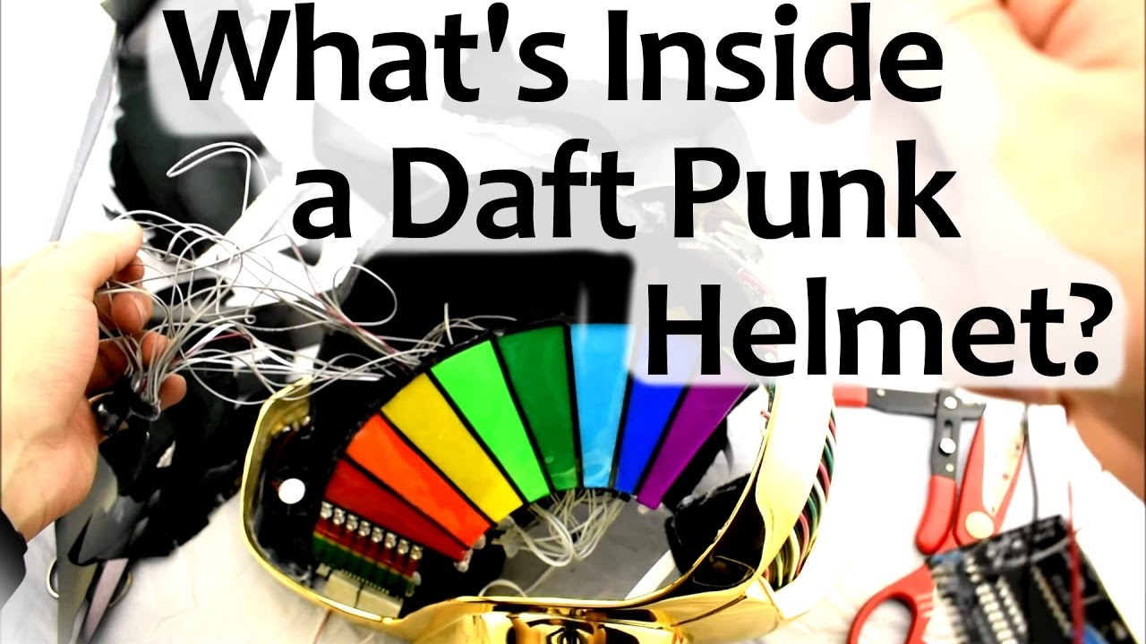 1280x720 removing the visor from a daft punk helmet